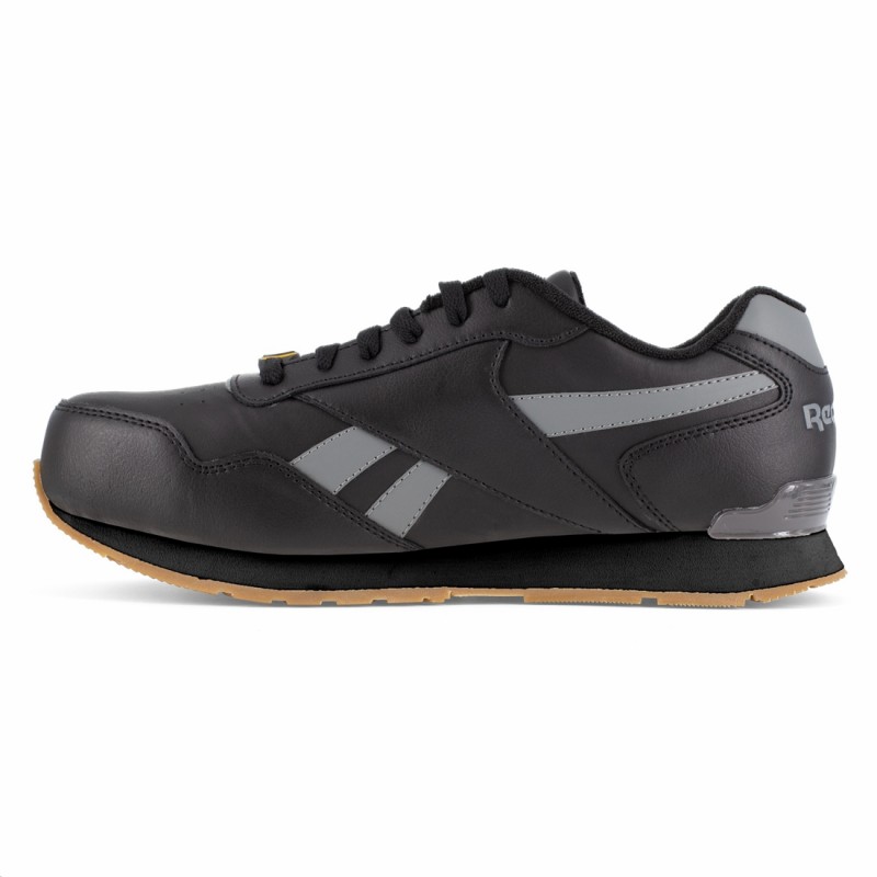 Reebok - Chaussures de sécurité basses noires en cuir résistant à l'eau ROYAL GLIDE S3 SRC