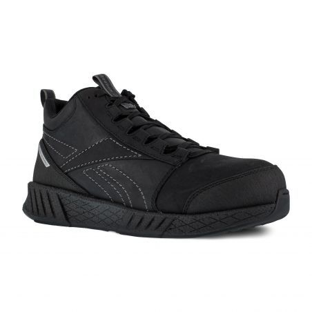 Reebok - Chaussures de sécurité montantes noires en cuir embout composite S3 SRC ESD
