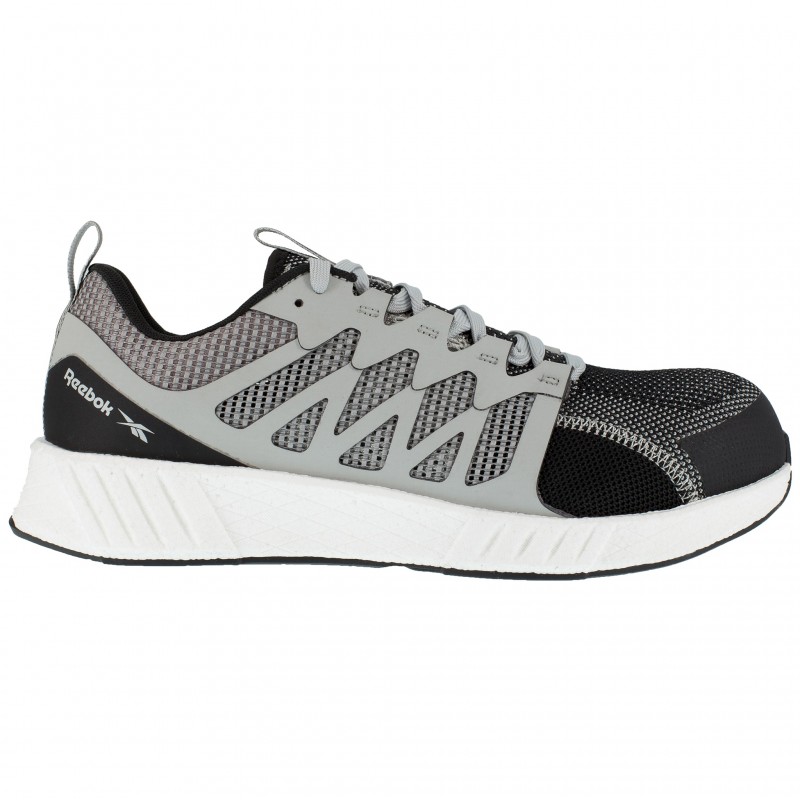 Reebok - Chaussures de sécurité basses noires grises en maille nylon embout composite S1P SRC ESD