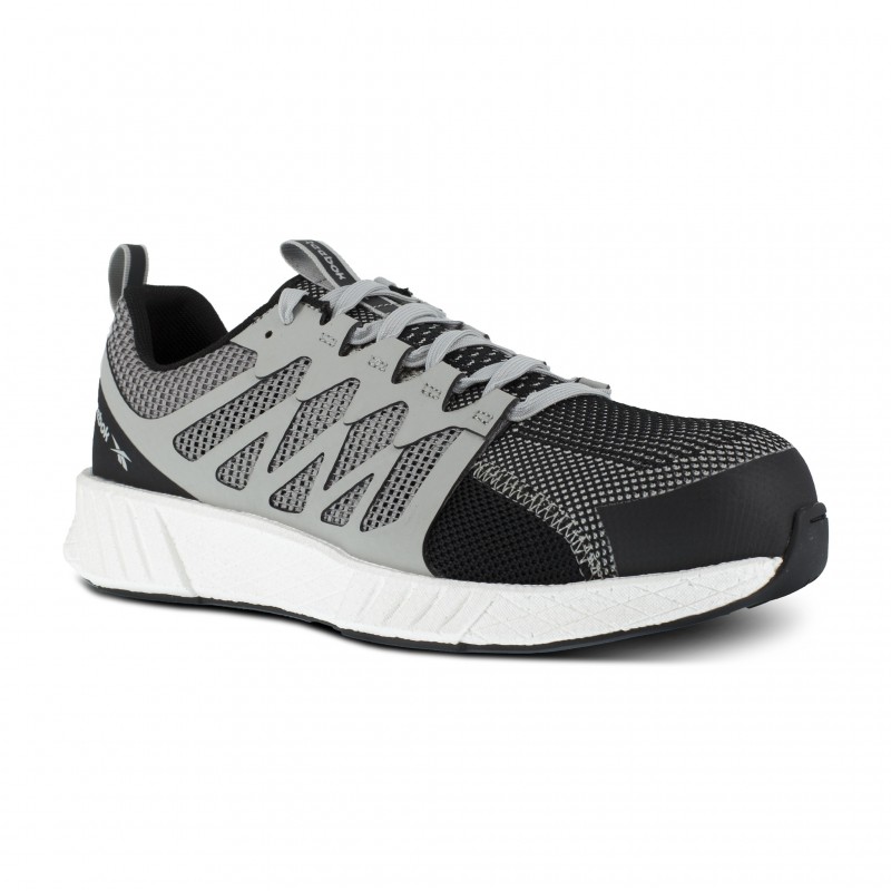 Reebok - Chaussures de sécurité basses noires grises en maille nylon embout composite S1P SRC ESD