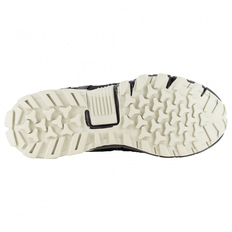 Reebok - Chaussures de sécurité basses noires rouges en cuir imperméable embout aluminium TRAIL GRIP S3 SRC