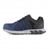 Reebok - Chaussures de sécurité basses bleues marine et noir en microfibre et cuir embout aluminium TRAIL GRIP S1P SRC