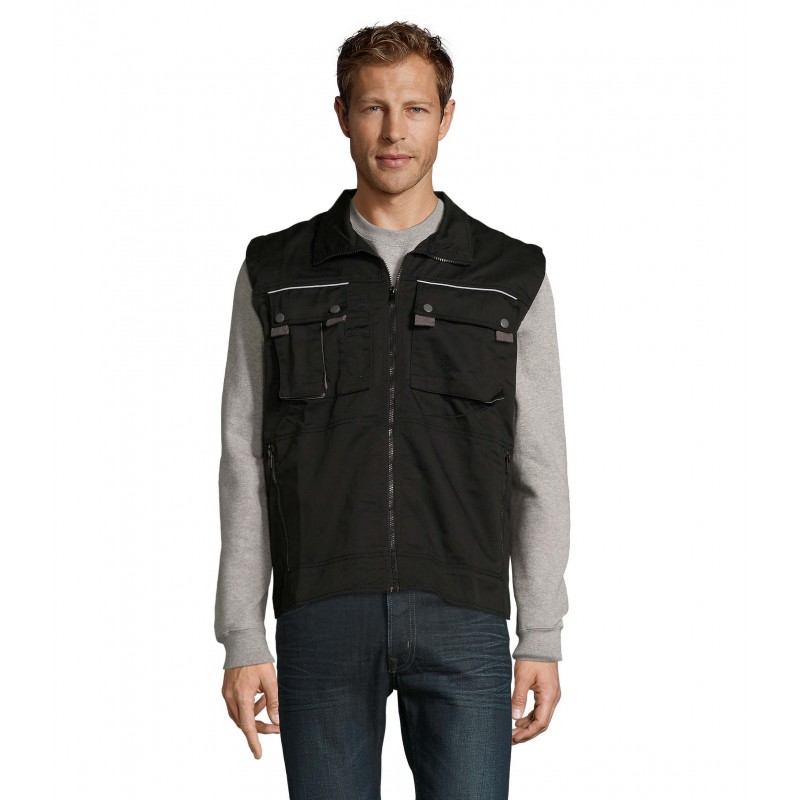 Sol's - Bodywarmer workwear homme ZENITH PRO - Noir