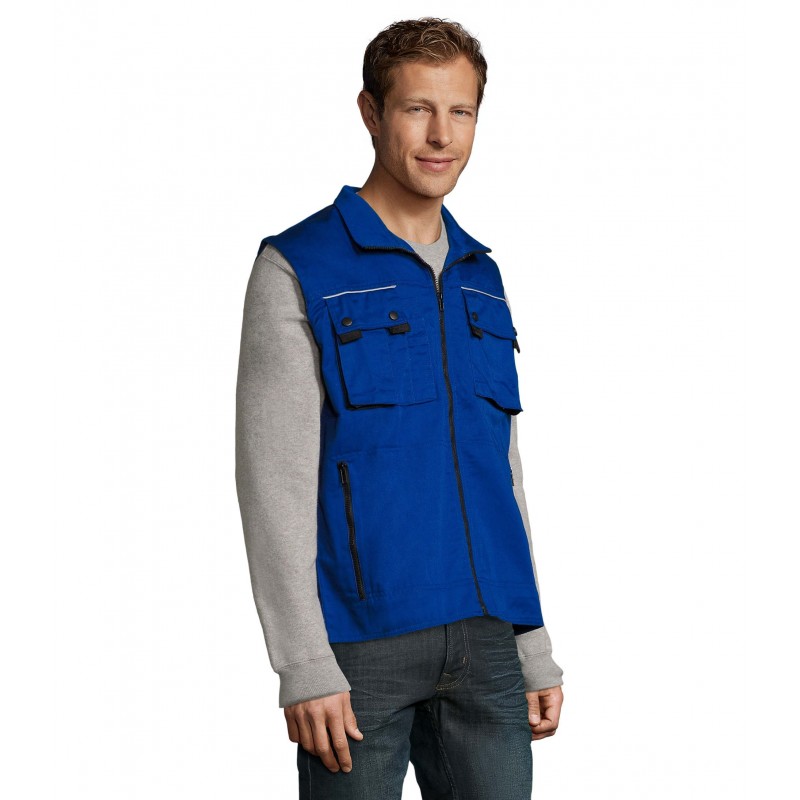 Sol's - Bodywarmer workwear homme ZENITH PRO - Bleu Bugatti