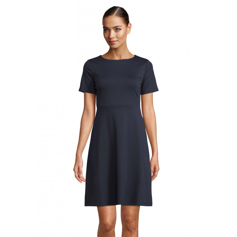 Neoblu - Robe midi manches courtes CAMILLE - Nuit