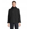 Sol's - Softshell capuche et manches amovibles FALCON 3IN1 - Noir