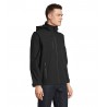 Sol's - Softshell capuche et manches amovibles FALCON 3IN1 - Noir