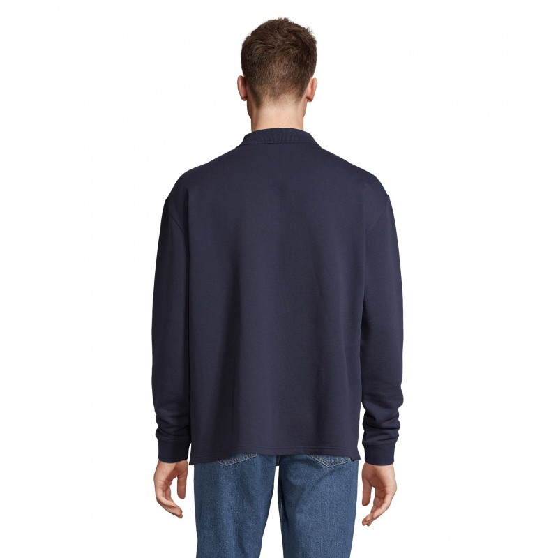 Sol's - Sweat-shirt unisexe col polo HERITAGE - French Marine