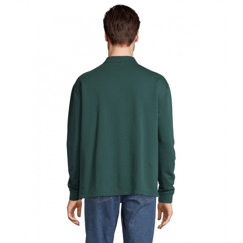 Sol's - Sweat-shirt unisexe col polo HERITAGE - Vert Empire
