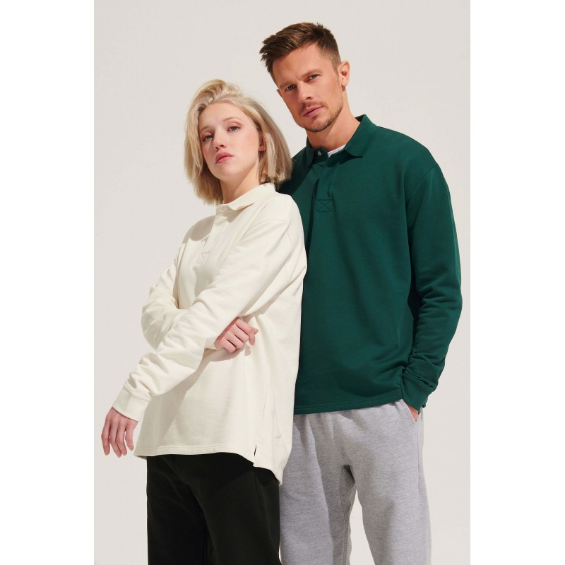 Sol's - Sweat-shirt unisexe col polo HERITAGE