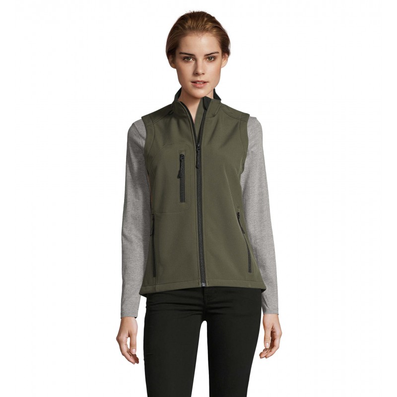 Sol's - Softshell femme sans manches RALLYE WOMEN - Army