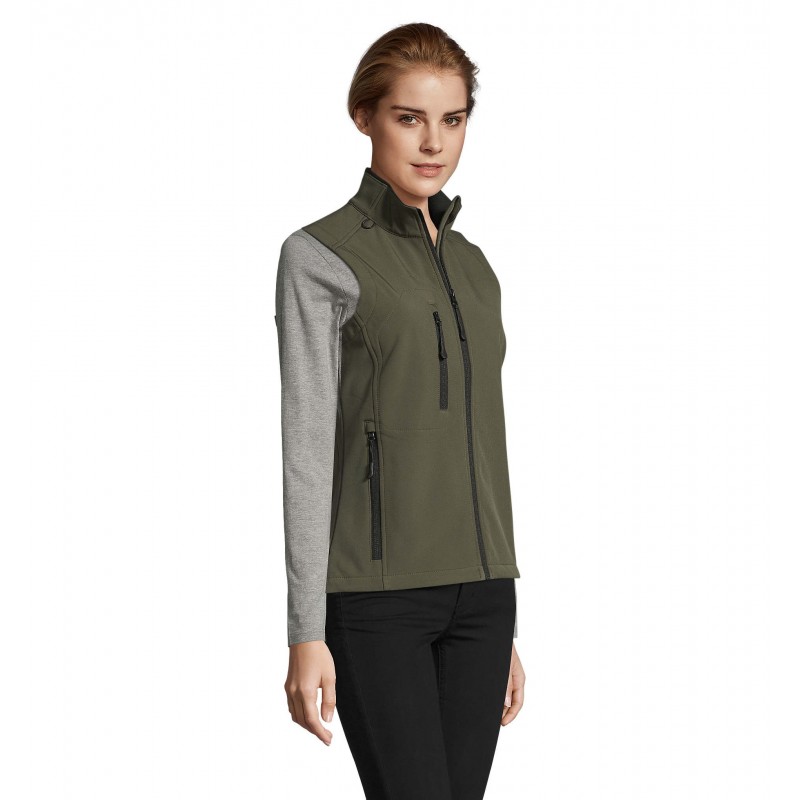 Sol's - Softshell femme sans manches RALLYE WOMEN - Army