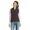Sol's - Softshell femme sans manches RALLYE WOMEN - Chocolat Foncé