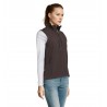Sol's - Softshell femme sans manches RALLYE WOMEN - Chocolat Foncé