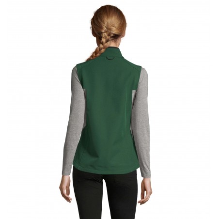 Sol's - Softshell femme sans manches RALLYE WOMEN - Vert Bouteille