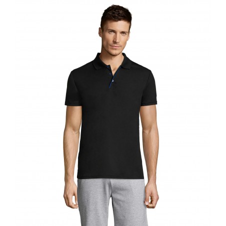 Sol's - Polo sport homme PERFORMER MEN - Noir