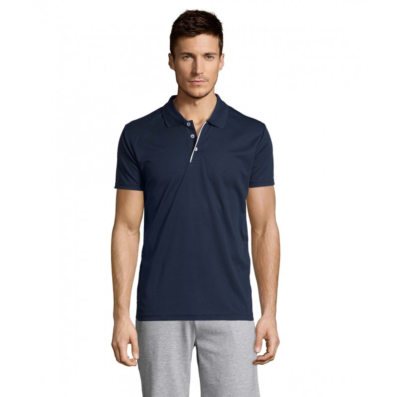 Sol's - Polo sport homme PERFORMER MEN - French Marine