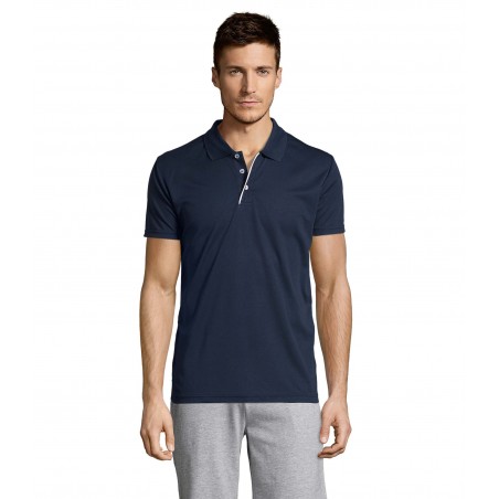 Sol's - Polo sport homme PERFORMER MEN - French Marine