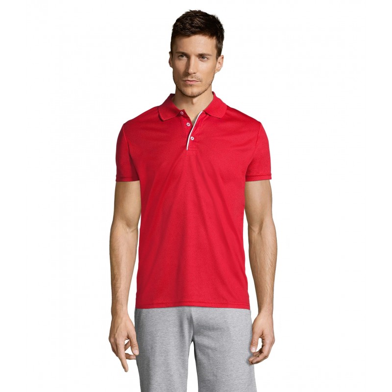 Sol's - Polo sport homme PERFORMER MEN - Rouge