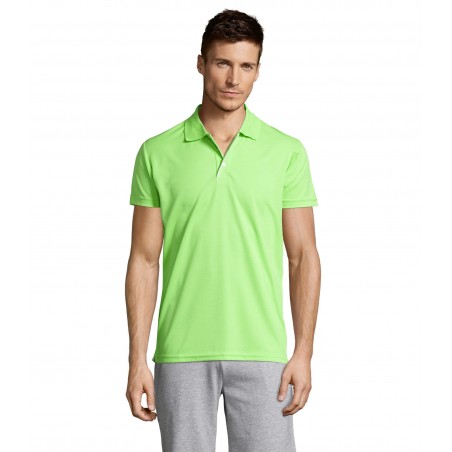 Sol's - Polo sport homme PERFORMER MEN - Vert Pomme