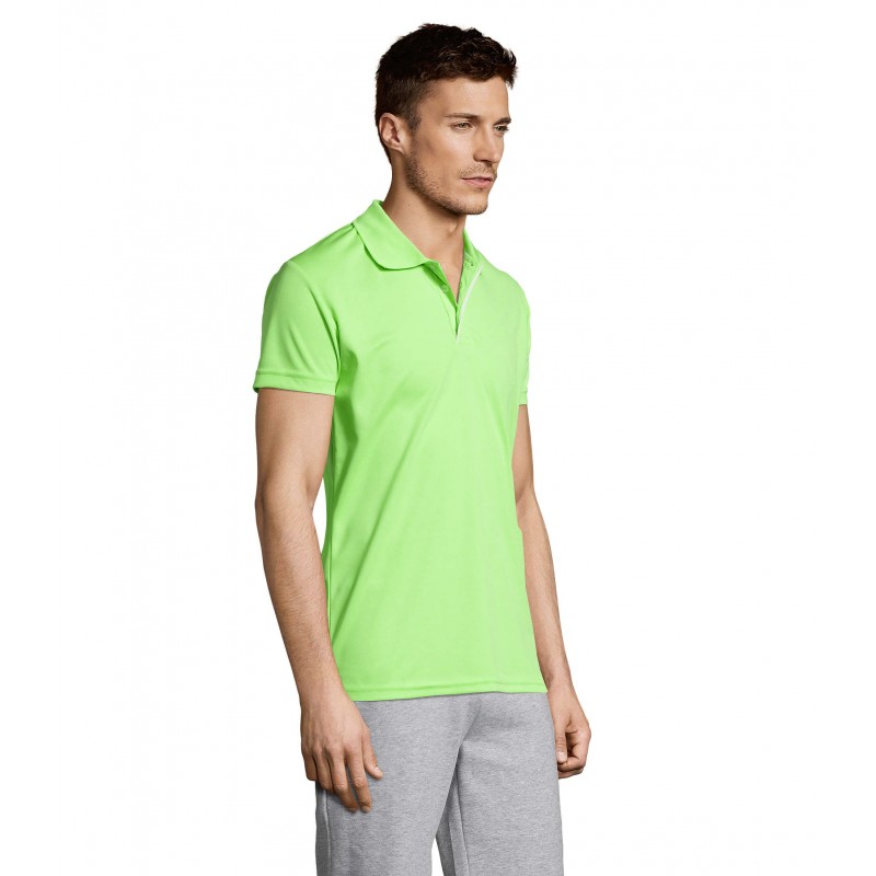Sol's - Polo sport homme PERFORMER MEN - Vert Pomme