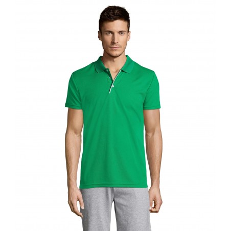 Sol's - Polo sport homme PERFORMER MEN - Vert Prairie