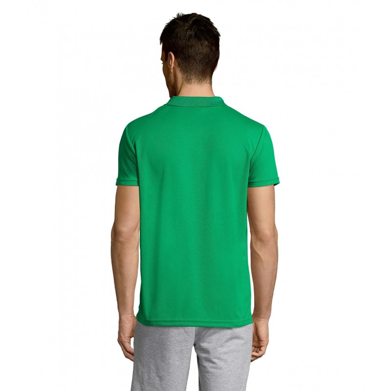 Sol's - Polo sport homme PERFORMER MEN - Vert Prairie