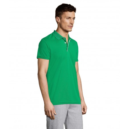 Sol's - Polo sport homme PERFORMER MEN - Vert Prairie