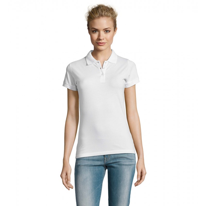 Sol's - Polo femme PERFECT WOMEN - Blanc
