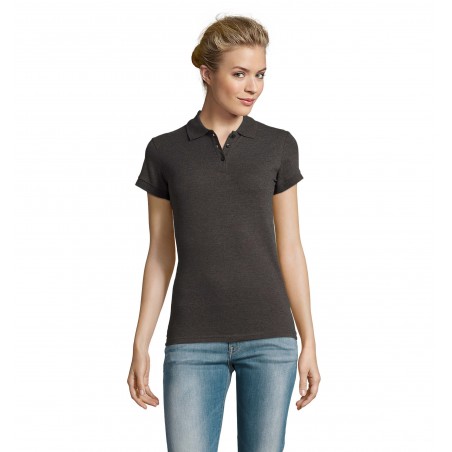 Sol's - Polo femme PERFECT WOMEN - Anthracite Chiné