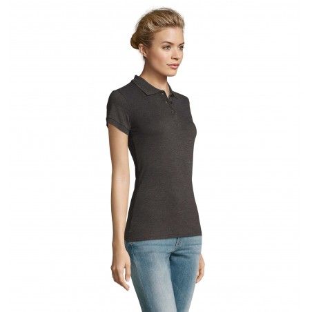 Sol's - Polo femme PERFECT WOMEN - Anthracite Chiné