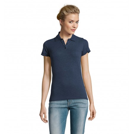 Sol's - Polo femme PERFECT WOMEN - Denim Chiné