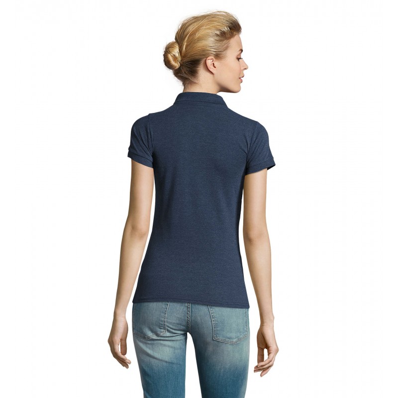 Sol's - Polo femme PERFECT WOMEN - Denim Chiné