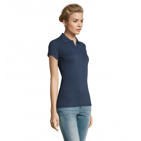 Sol's - Polo femme PERFECT WOMEN - Denim Chiné