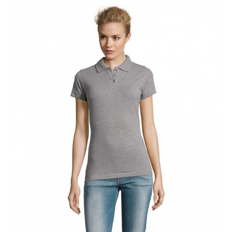 Sol's - Polo femme PERFECT WOMEN - Gris Chiné