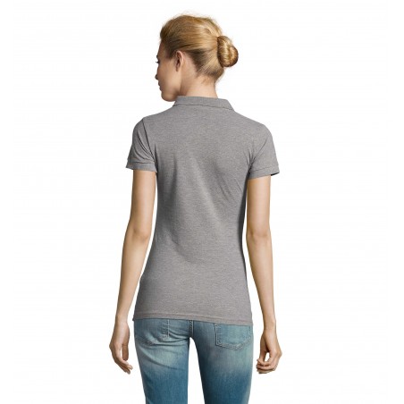 Sol's - Polo femme PERFECT WOMEN - Gris Chiné