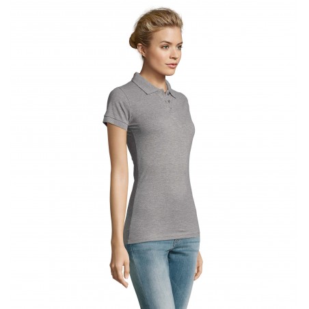 Sol's - Polo femme PERFECT WOMEN - Gris Chiné