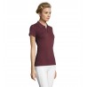 Sol's - Polo femme PERFECT WOMEN - Oxblood Chiné