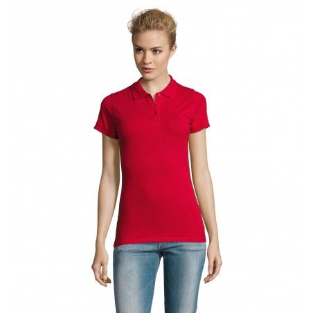Sol's - Polo femme PERFECT WOMEN - Rouge