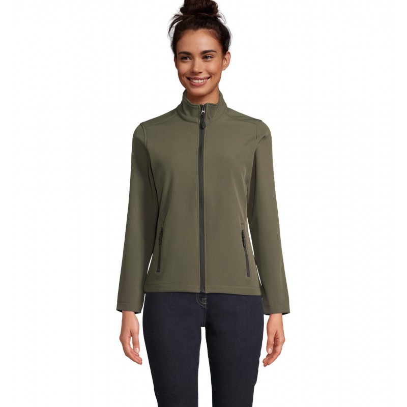 Sol's - Veste femme zippée softshell RACE WOMEN - Army