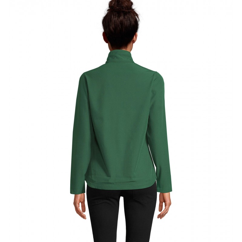 Sol's - Veste femme zippée softshell RACE WOMEN - Vert Bouteille