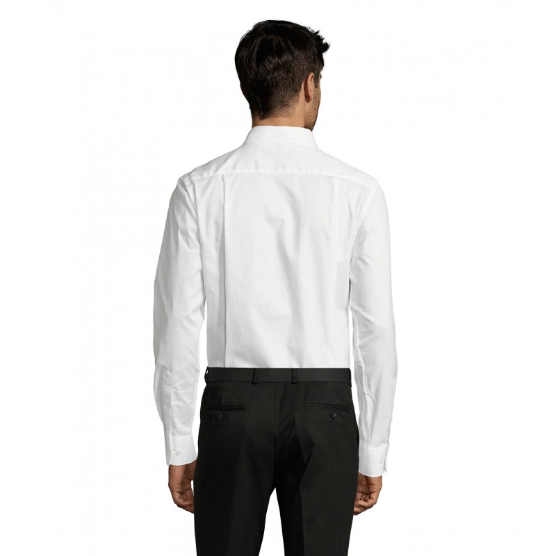Sol's - Chemise homme manches longues BUSINESS MEN - Blanc