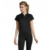 Sol's - Polo sport femme PERFORMER WOMEN - Noir