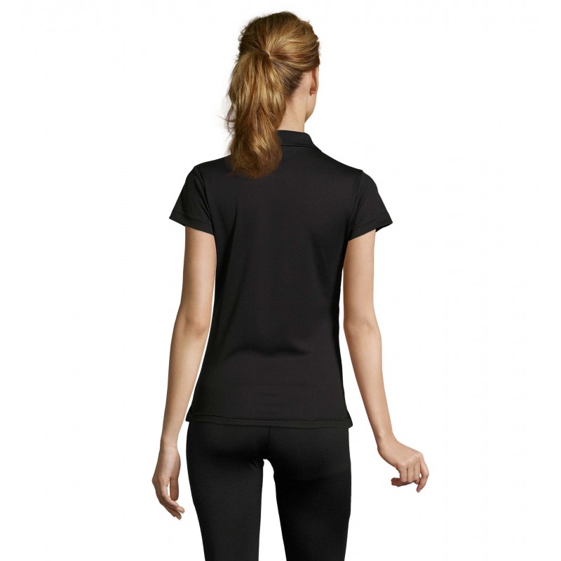 Sol's - Polo sport femme PERFORMER WOMEN - Noir