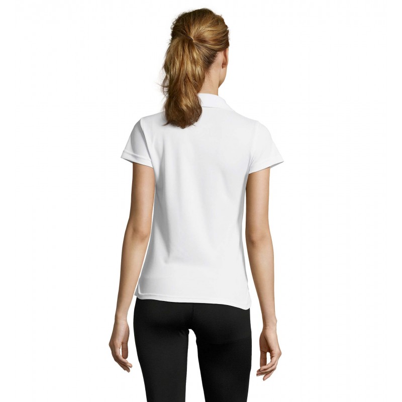Sol's - Polo sport femme PERFORMER WOMEN - Blanc