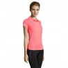 Sol's - Polo sport femme PERFORMER WOMEN - Corail Fluo