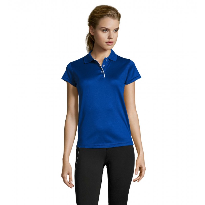 Sol's - Polo sport femme PERFORMER WOMEN - Royal