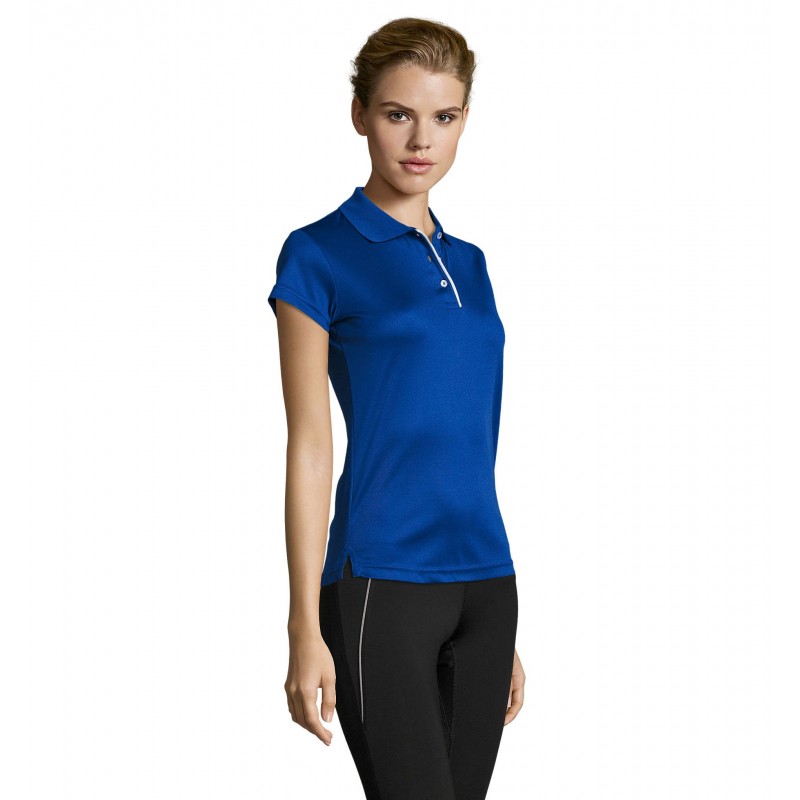 Sol's - Polo sport femme PERFORMER WOMEN - Royal