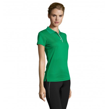Sol's - Polo sport femme PERFORMER WOMEN - Vert Prairie