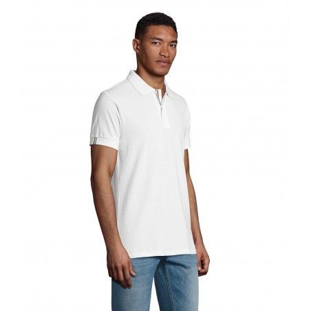 Sol's - Polo homme PATRIOT - Blanc / Rouge